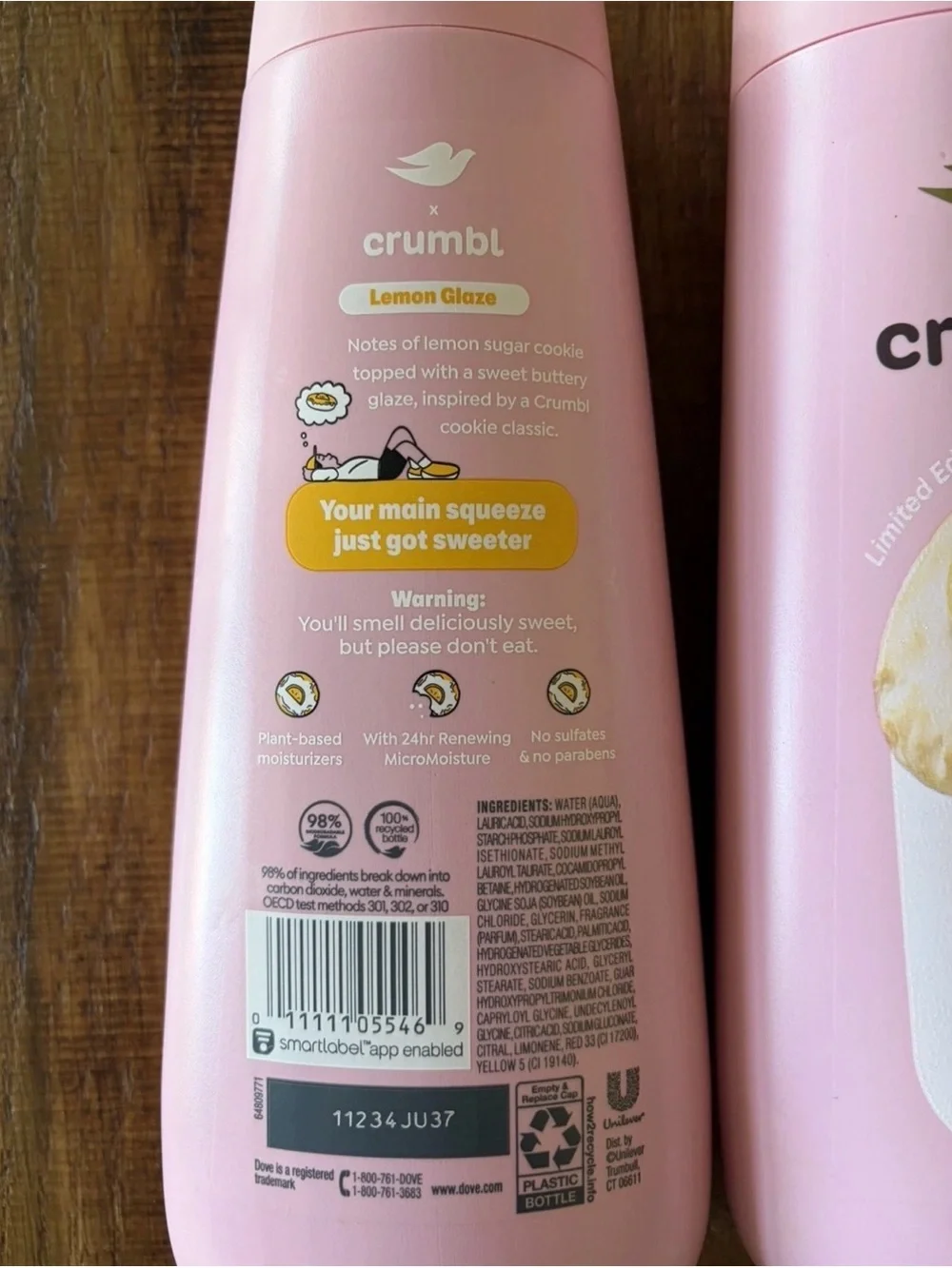 Dove crumbl nourishing